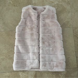 Pink Imitation Fur Vest 🎀